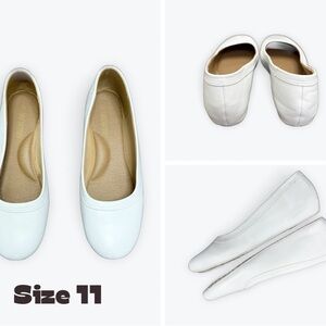 Elegant White Women's Flats